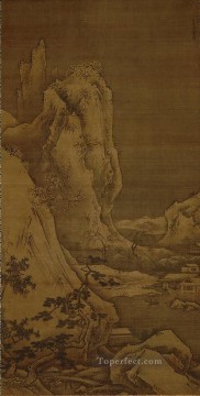  invierno pintura - Paisaje de cuatro estaciones invierno 1486 Sessho Toyo Japonés